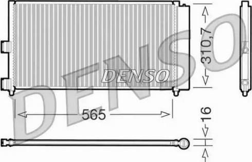 NPS DCN09070 - Condensatore, Climatizzatore autozon.pro