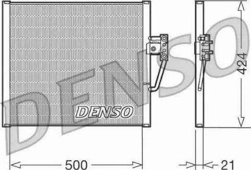 NPS DCN05005 - Condensatore, Climatizzatore autozon.pro