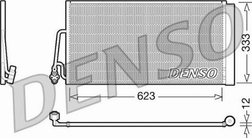 NPS DCN05102 - Condensatore, Climatizzatore autozon.pro