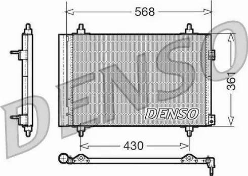 NPS DCN07008 - Condensatore, Climatizzatore autozon.pro