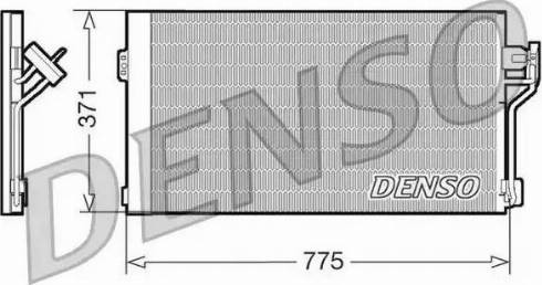 NPS DCN17050 - Condensatore, Climatizzatore autozon.pro