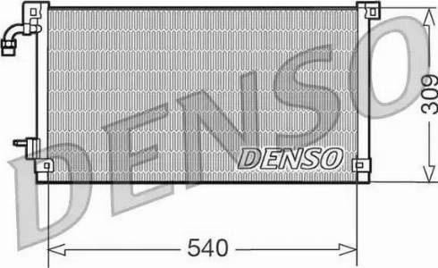 NPS DCN21004 - Condensatore, Climatizzatore autozon.pro