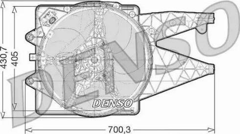 NPS DER01021 - Ventola, Raffreddamento motore autozon.pro