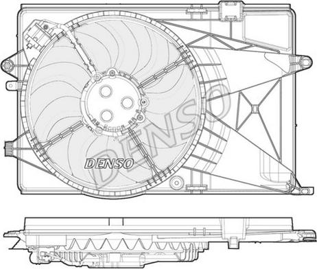 NPS DER15004 - Ventola, Raffreddamento motore autozon.pro