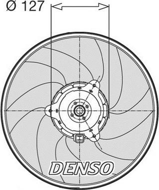 NPS DER21003 - Ventola, Raffreddamento motore autozon.pro