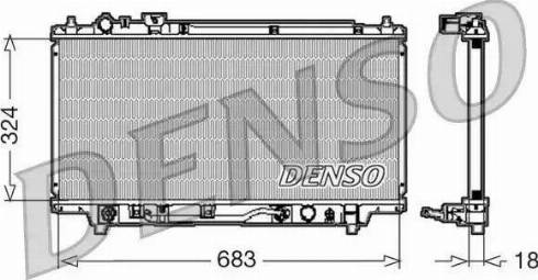 NPS DRM44001 - Radiatore, Raffreddamento motore autozon.pro