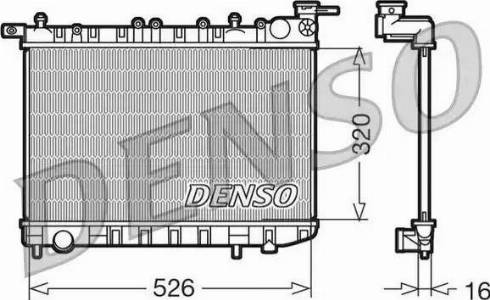 NPS DRM46015 - Radiatore, Raffreddamento motore autozon.pro