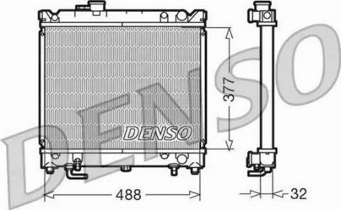 NPS DRM47010 - Radiatore, Raffreddamento motore autozon.pro