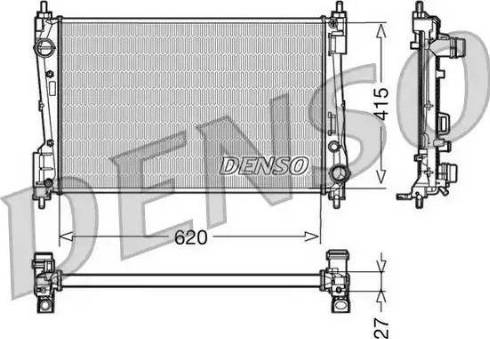 NPS DRM09110 - Radiatore, Raffreddamento motore autozon.pro