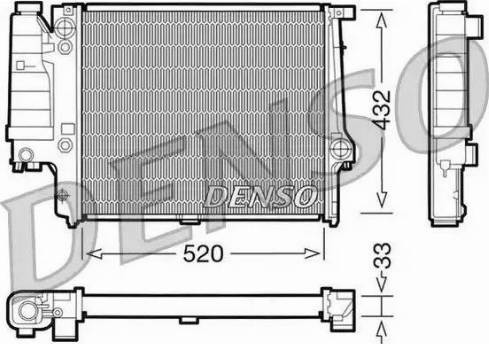 NPS DRM05060 - Radiatore, Raffreddamento motore autozon.pro