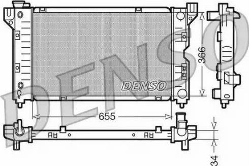 NPS DRM06010 - Radiatore, Raffreddamento motore autozon.pro