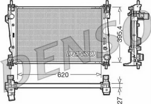 NPS DRM01007 - Radiatore, Raffreddamento motore autozon.pro