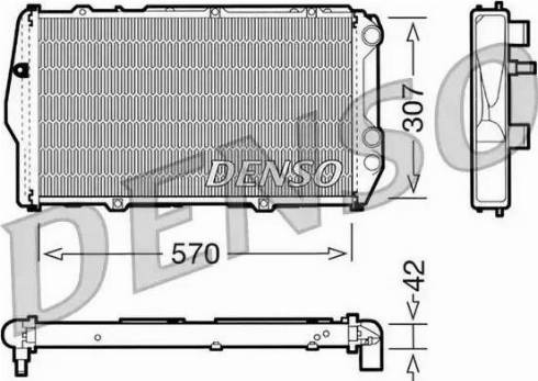 NPS DRM02001 - Radiatore, Raffreddamento motore autozon.pro