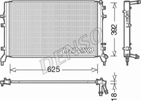 NPS DRM02016 - Radiatore, Raffreddamento motore autozon.pro