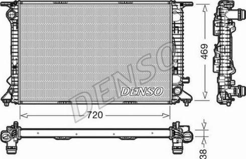 NPS DRM02024 - Radiatore, Raffreddamento motore autozon.pro