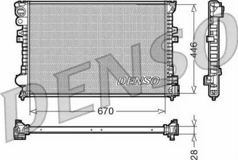 NPS DRM07050 - Radiatore, Raffreddamento motore autozon.pro