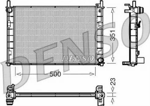 NPS DRM10045 - Radiatore, Raffreddamento motore autozon.pro