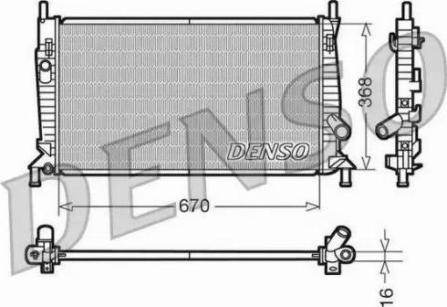 NPS DRM10075 - Radiatore, Raffreddamento motore autozon.pro