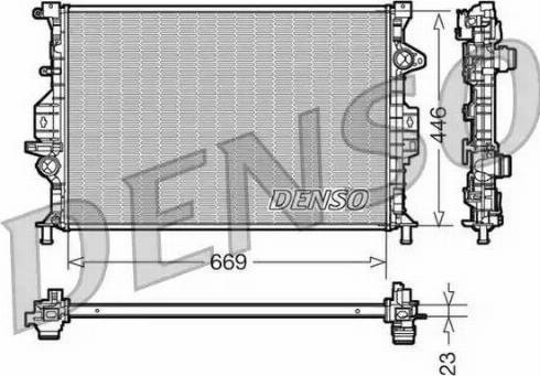 NPS DRM10077 - Radiatore, Raffreddamento motore autozon.pro