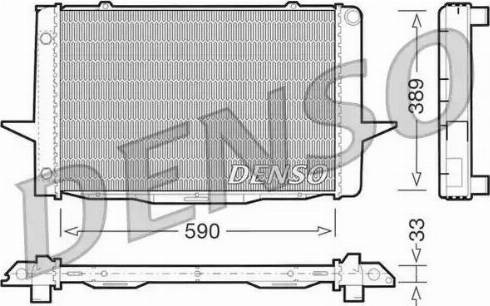 NPS DRM33041 - Radiatore, Raffreddamento motore autozon.pro