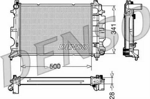 NPS DRM25011 - Radiatore, Raffreddamento motore autozon.pro