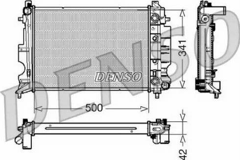 NPS DRM25012 - Radiatore, Raffreddamento motore autozon.pro