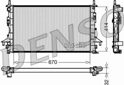 NPS DRM23084 - Radiatore, Raffreddamento motore autozon.pro