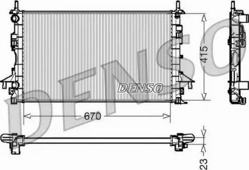 NPS DRM23083 - Radiatore, Raffreddamento motore autozon.pro