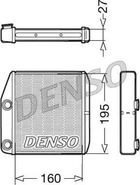 NPS DRR09075 - Scambiatore calore, Riscaldamento abitacolo autozon.pro