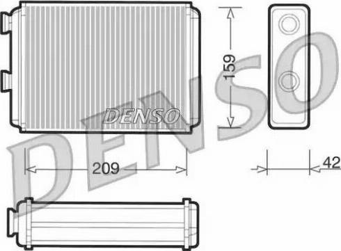 NPS DRR09070 - Scambiatore calore, Riscaldamento abitacolo autozon.pro