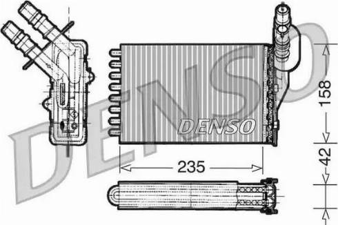 NPS DRR23001 - Scambiatore calore, Riscaldamento abitacolo autozon.pro