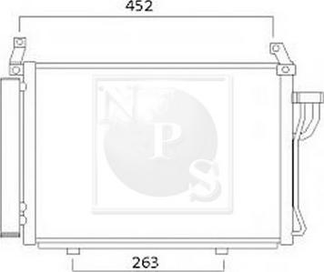 NPS H526I18 - Condensatore, Climatizzatore autozon.pro