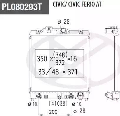 NPS H156A03 - Radiatore, Raffreddamento motore autozon.pro