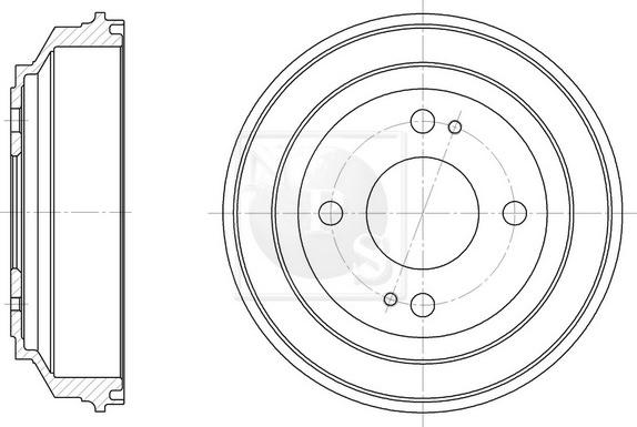NPS H340A00 - Tamburo freno autozon.pro