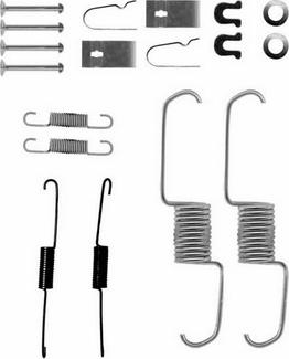 NPS H351A04 - Kit accessori, Ganasce freno autozon.pro