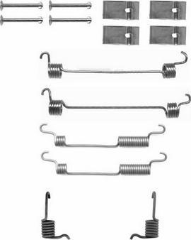 NPS H351A15 - Kit accessori, Ganasce freno autozon.pro