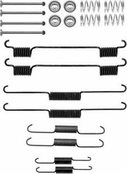 NPS K351A02 - Kit accessori, Ganasce freno autozon.pro