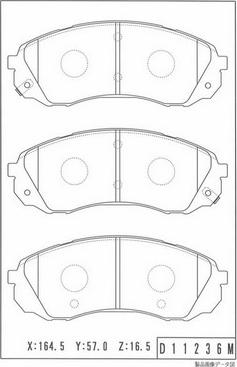 NPS K360A18 - Kit pastiglie freno, Freno a disco autozon.pro