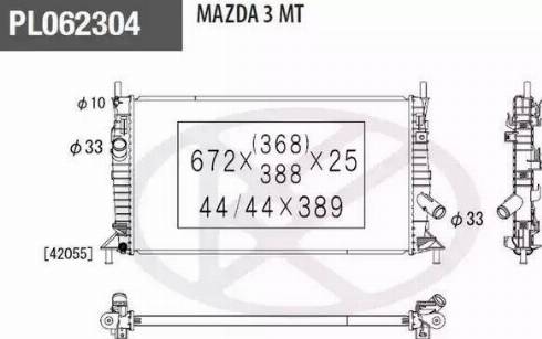 NPS M156A71 - Radiatore, Raffreddamento motore autozon.pro