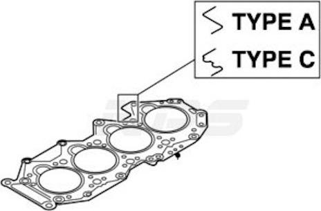 NPS M125A99 - Guarnizione, Testata autozon.pro