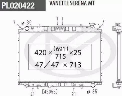 NPS N156N31 - Radiatore, Raffreddamento motore autozon.pro