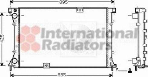 NPS N156N38 - Radiatore, Raffreddamento motore autozon.pro