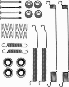 NPS N351N02 - Kit accessori, Ganasce freno autozon.pro