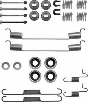 NPS N351N18 - Kit accessori, Ganasce freno autozon.pro