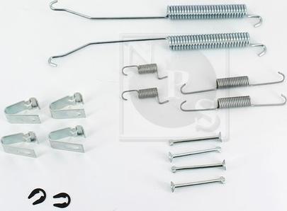 NPS N351N13 - Kit accessori, Ganasce freno autozon.pro