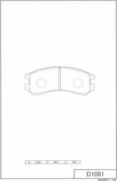 NPS N360N35 - Kit pastiglie freno, Freno a disco autozon.pro