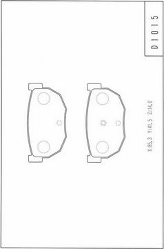 NPS N361N23 - Kit pastiglie freno, Freno a disco autozon.pro