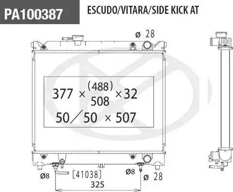 NPS S156I26 - Radiatore, Raffreddamento motore autozon.pro