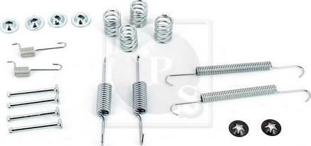 NPS S351I39 - Kit accessori, Ganasce freno autozon.pro