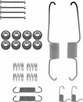 NPS T351A33 - Kit accessori, Ganasce freno autozon.pro